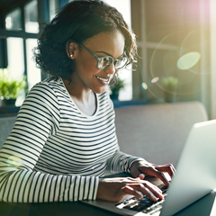 Girl on laptop